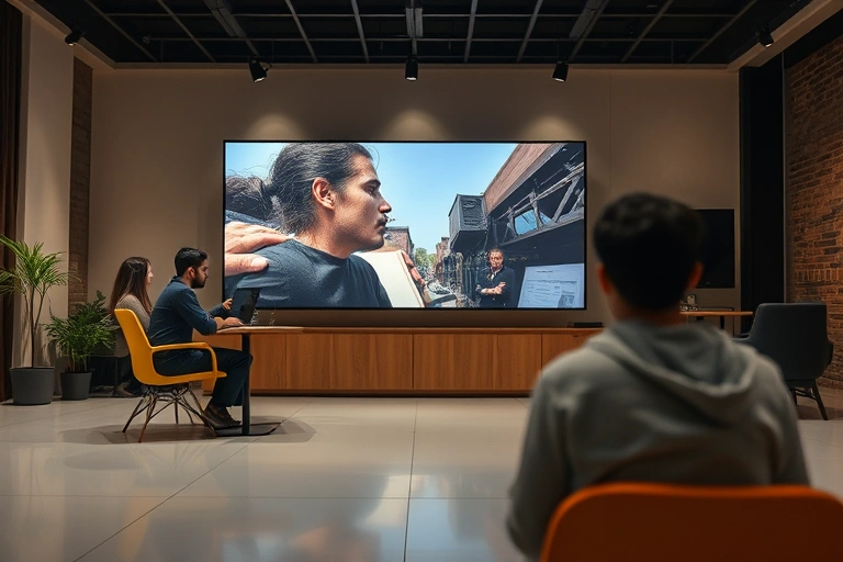 Conceitos visuais relacionados a CapCut e a Revolução das Edições de Vídeo em Tempo Real: Tendências de Junho de 2025