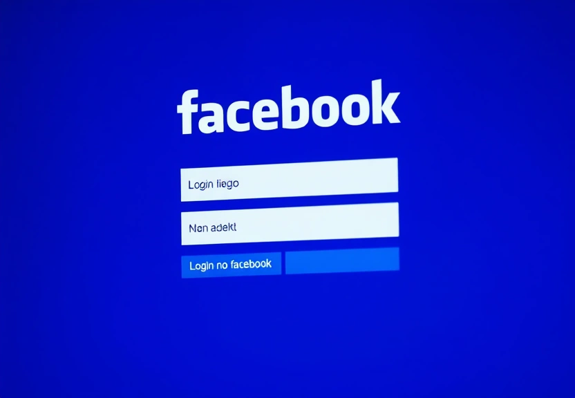 Representação visual: Login no Facebook: Acesso Simplificado e Seguro