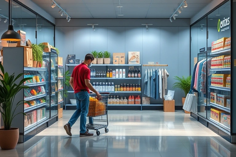 Conceitos visuais relacionados a Tendências de consumo no Facebook Marketplace: o que os usuários estão comprando em  2025