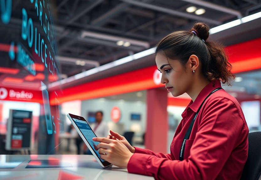 Representação visual: A transformação digital do Bradesco: novas tecnologias para atendimento ao cliente em 2025