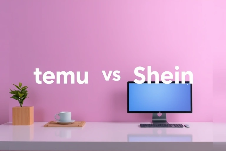 Conceitos visuais relacionados a Temu vs. Shein: Qual Plataforma de Compras Online Vale Mais a Pena?