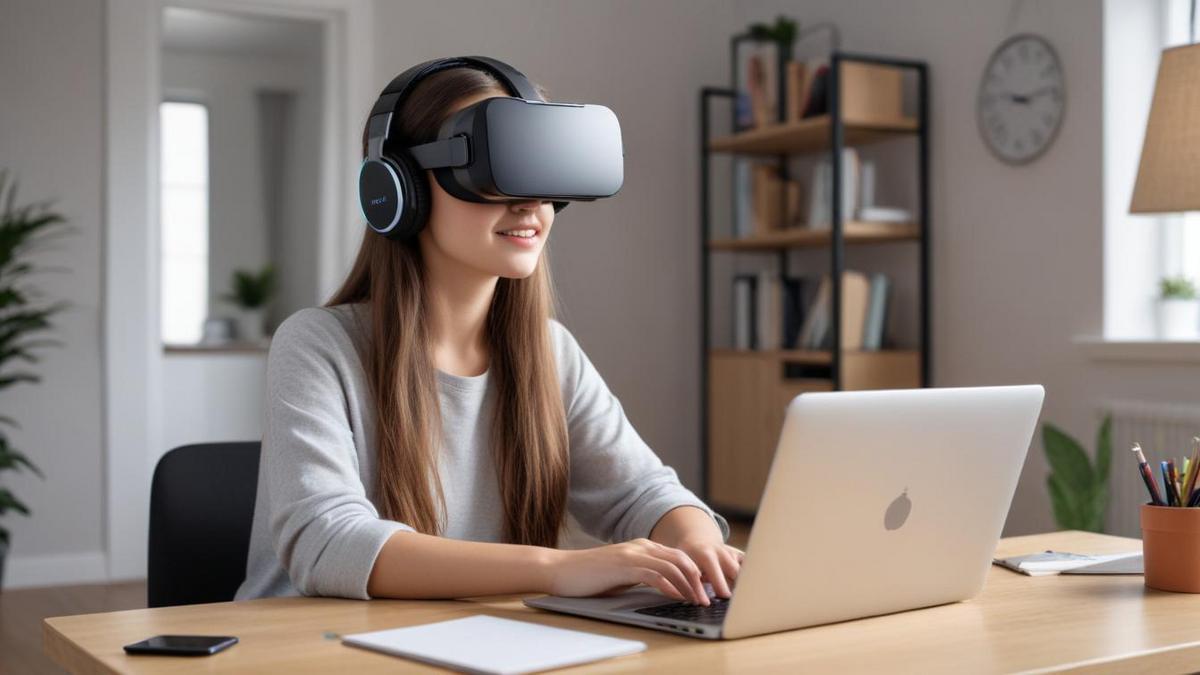 Avaliação do aprimoramento do aprendizado em Educação Online com realidade virtual